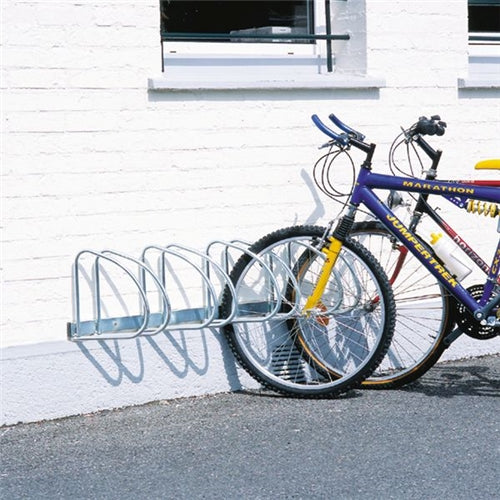 VFM Aluminium WallFloor Mounted 4-Bike Cycle Rack