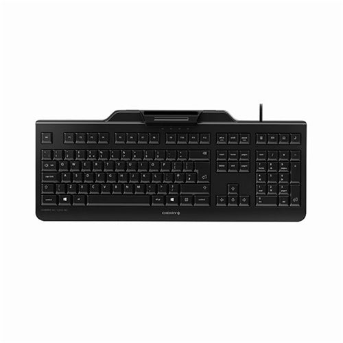 Cherry KC 1000 SC Corded Security Keyboard with Integrated Smartcard Terminal Black