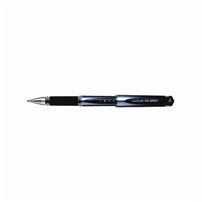 Uni-Ball Gel Impact Rollerball Pen 1.0mm Black (Pack of 12)