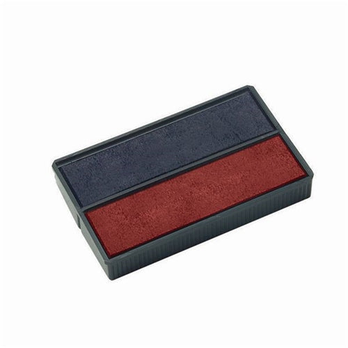 COLOP E4850 Replacement Ink Pad BlueRed (Pack of 2)