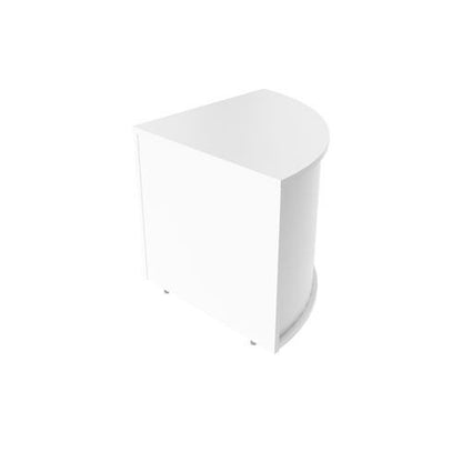 Jemini Reception Modular Corner Desk Unit 800x800x740mm White