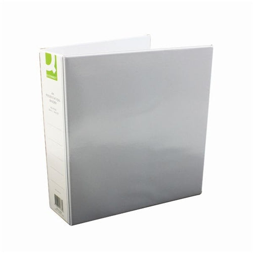 Q-Connect Presentation 50mm 4D Ring Binder A4 White (Pack of 6)