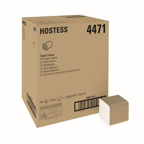 Hostess Bulk Pack Toilet Tissue 520 Sheets (Pack of 36)