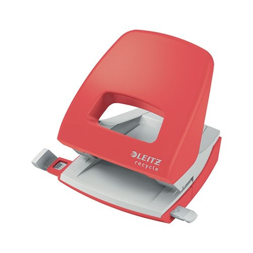 Leitz Recycle NeXXt Hole Punch 30 Sheets Red