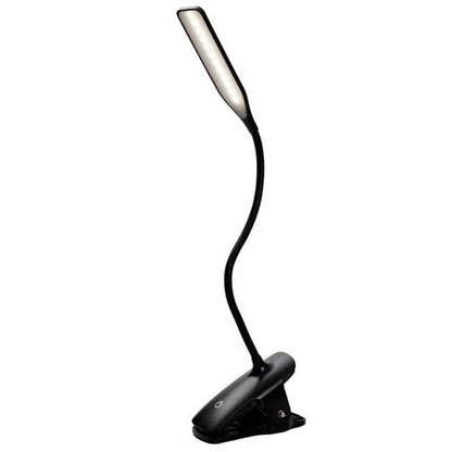 Alba LED Wireless Desk Lamp with Desk Top Clamp Black