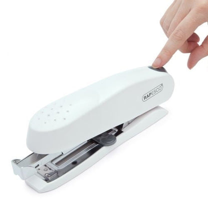 Rapesco ECO Spinna Heavy Duty Stapler Capacity 50 Sheets White