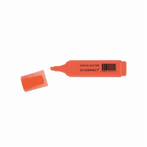 Q-Connect Orange Highlighter Pen (Pack of 10)