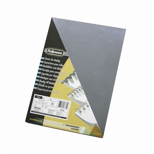 Fellowes Transparent Plastic Covers 150 Micron (Pack of 100)