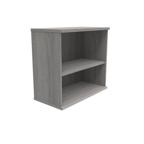 Polaris Bookcase 1 Shelf 800x400x730mm Alaskan Grey Oak