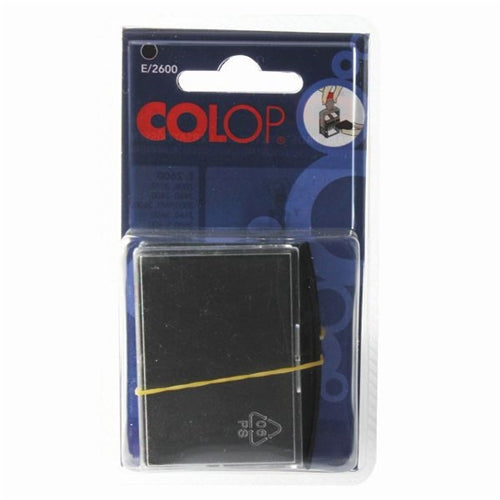 COLOP E2600 Replacement Ink Pad Black (Pack of 2)