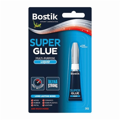 Bostik Super Glue 3g (Pack of 12)