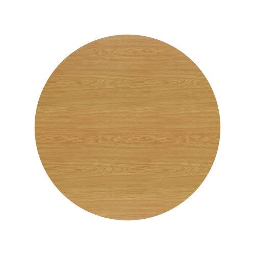 Jemini Round Meeting Table 1100x1100x730mm Nova Oak