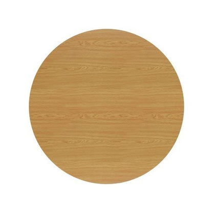 Jemini Round Meeting Table 1100x1100x730mm Nova Oak