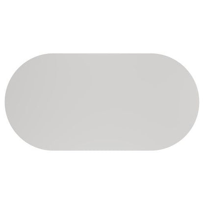 Jemini Meeting Table 2400x1200x730mm White