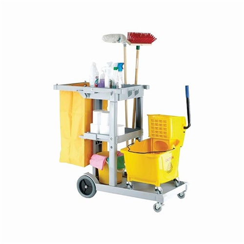 Multipurpose Janitorial Trolley Grey