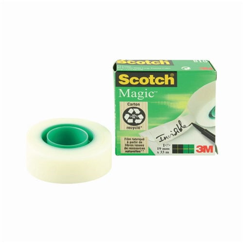 Scotch Magic Tape 810 Solvent-Free 19mmx33m Transparent