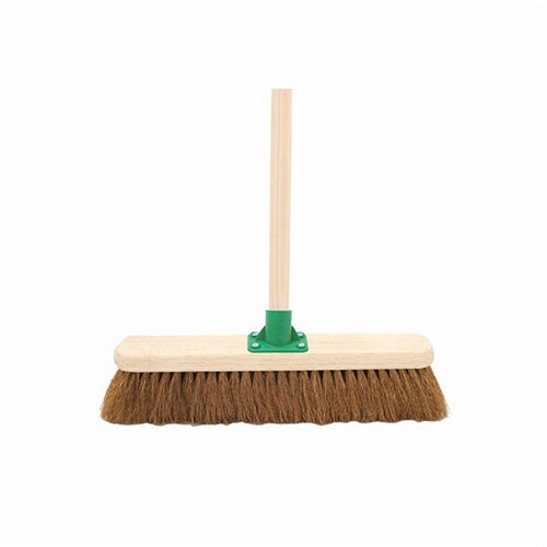 Coco Soft Broom with Handle 18 Inch