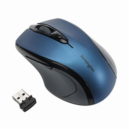 Kensington Pro Fit USB Wireless Mouse Mid-Size Blue