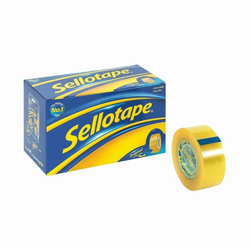 Sellotape Original Golden Tape 24mmx33m (Pack of 6)