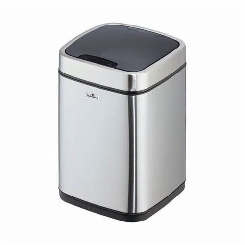 Durable Sensor Waste Bin No Touch Square 6 Litre