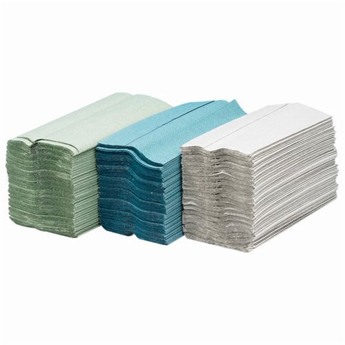 Maxima Green C-Fold Hand Towel 1-Ply Green 144x20 (Pack of 1380)