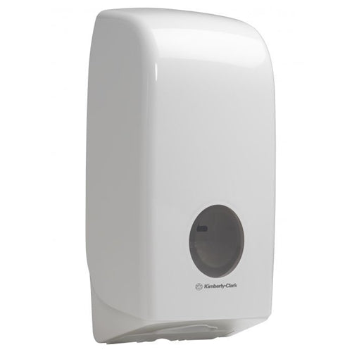 Aquarius Bulk Pack Toilet Tissue Dispenser White