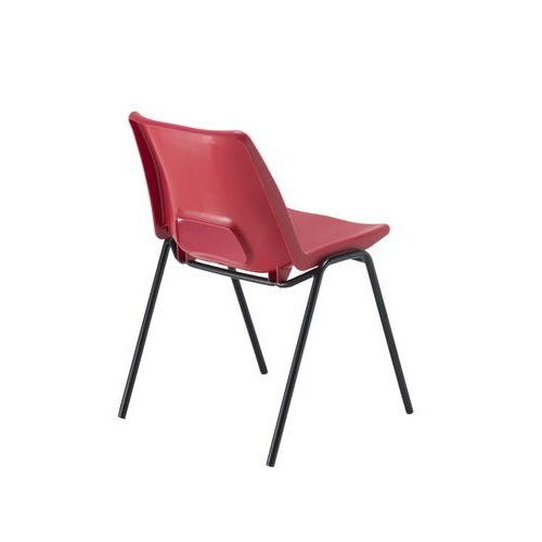 Jemini Stacking Chair 490x475x725mm Polypropylene Red