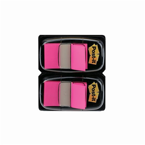 Post-it Index Tabs Dispenser with Pink Tabs (Pack of 2)