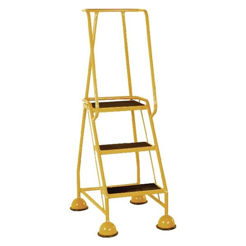 Yellow 3 Tread Step Ladder (Load capacity 125kg)