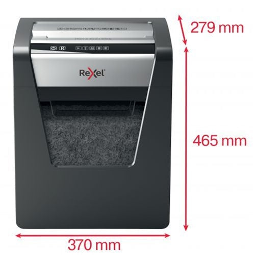 Rexel Momentum X415 Cross-Cut P-4 Shredder Black