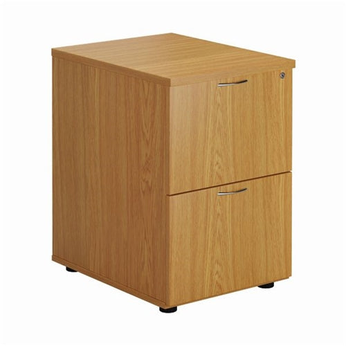 First 2 Drawer Filing Cabinet 465x600x730mm Nova Oak