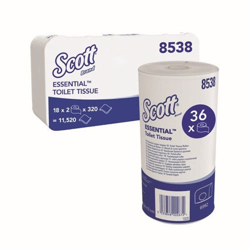 Scott 2-Ply Performance Toilet Roll 320 Sheets (Pack of 36)