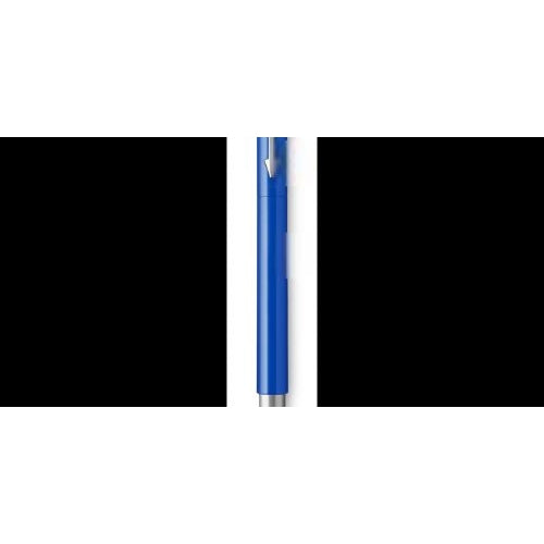 Parker Vector Fountain Pen Medium Blue with Chrome Trim 67507