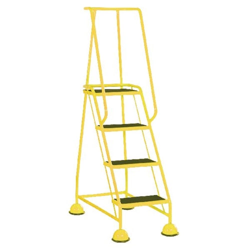 Yellow 4 Tread Step Ladder (Load capacity 125kg)