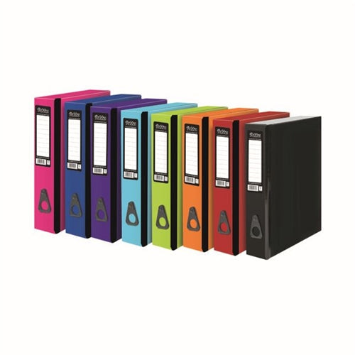 Pukka Brights Box File Foolscap Assorted (Pack of 10)