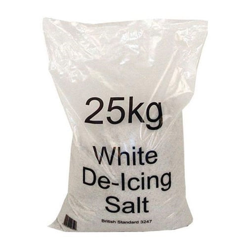 Winter De-Icing Salt Bag 25kg High Purity (Complies to BS 3247 standard)