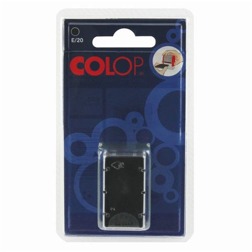 COLOP E20 Replacement Ink Pad Black (Pack of 2)