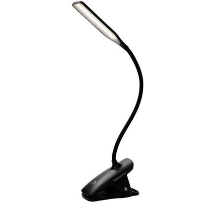 Alba LED Wireless Desk Lamp with Desk Top Clamp Black