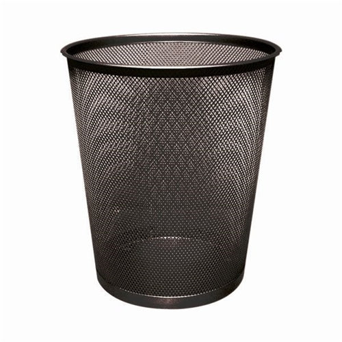 Q-Connect Waste Basket Mesh 18 Litre Black