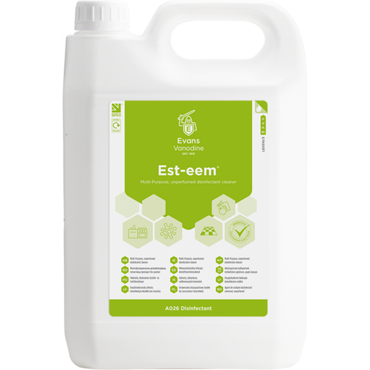 Est-eem - 5L -unperfumed disinfectant cleaner.