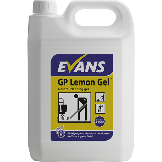 GP Lemon Gel 5L - multi-purpose cleaning gel and deodoriser.