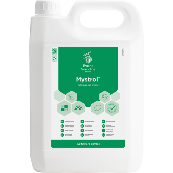 Mystrol 5L - concentrated, high-performing, multi-purpose cleaner.