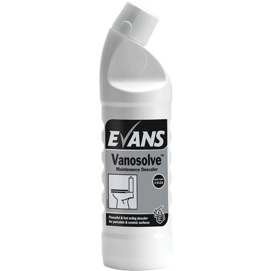 Vanosolve 1L (x6) - acid-based toilet&nbsp;cleaner and descaler.